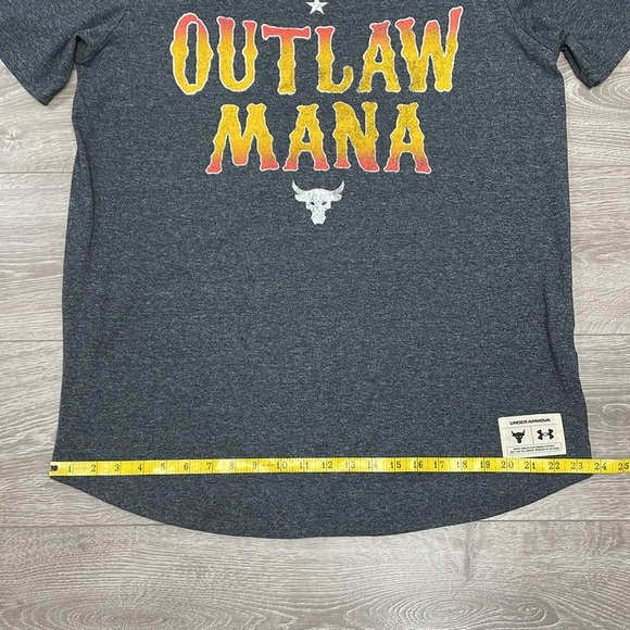 NWOT Under Armour Project Rock Outlaw Mana Short Sleeve Graphic Tee XL - Picture 9 of 13